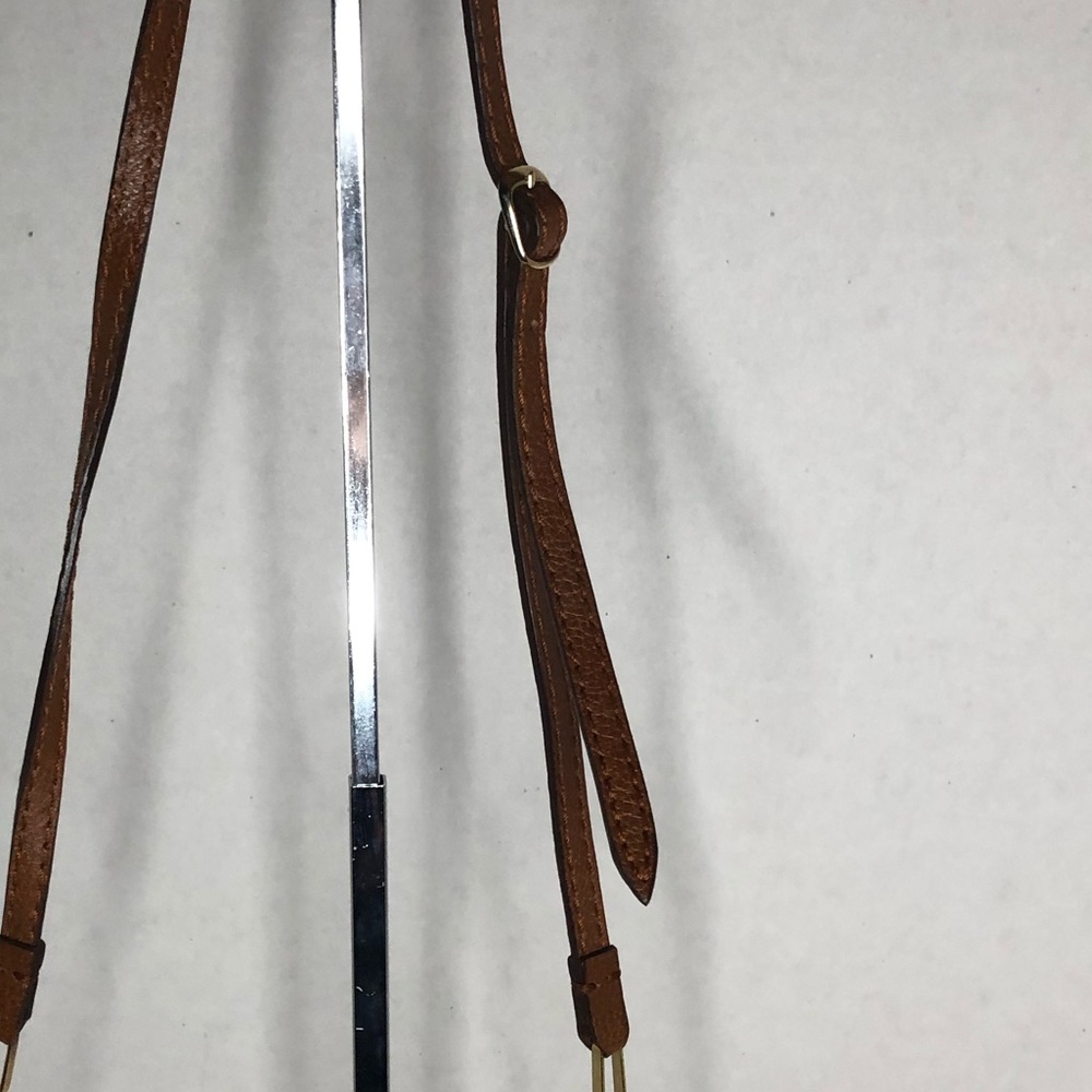 Retro Hoss Intropia Crossbody Handbag Vintage Leather Fur Bag Purse - Picture 7 of 13